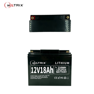 πακέτο 12.8v μπαταριών 18ah 12v LiFePO4 για το CCTV/το UPS/την ηλιακή αποθήκευση